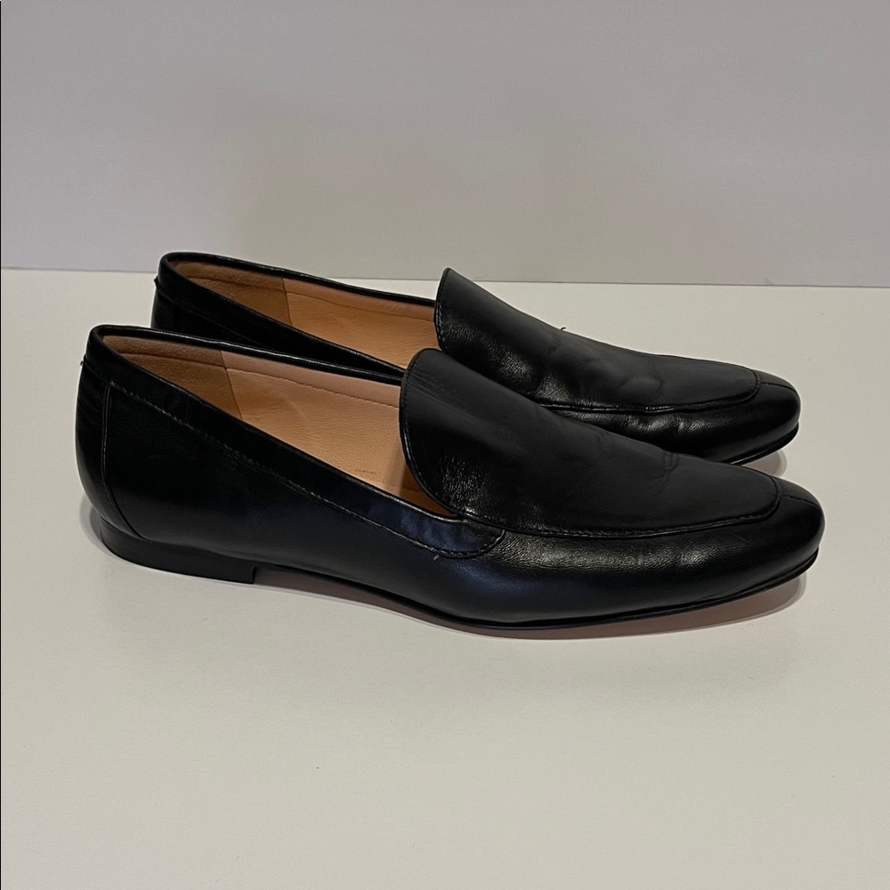 J. Crew Women’s Black Leather Loafers S 7